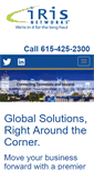 Mobile Screenshot of iristransport.com